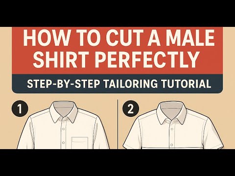 How to Cut a Male Shirt Perfectly (Step-by-Step Tailoring Tutorial)