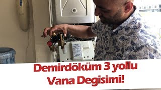 Demirdöküm Kombide 3 Yollu Vana Nasıl Değiştirilir! Ümitköy Demirdöküm Servisi #demirdöküm