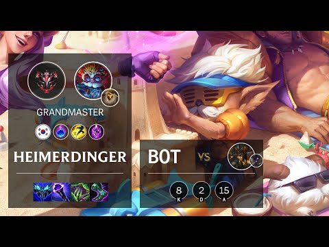 Heimerdinger Bot vs Cassiopeia - KR Grandmaster Patch 11.5