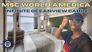 MSC World America Infinite Ocean View Cabin Tour | Room 10080 | Worth the Hype?