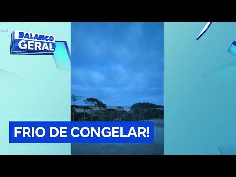 Frio intenso atinge o sul do Brasil com registros de neve