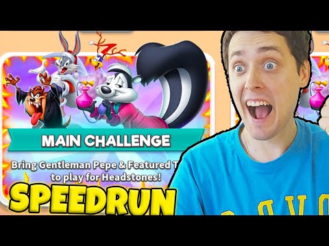 MAIN CHALLENGE SPEEDRUN ENCORE PEPE AND CHRISTMAS TAZ! ​in Looney Tunes World of Mayhem
