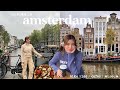 Amsterdam Vlog | cafe hopping, museums, canal boat ride