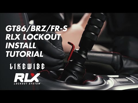 RLX Lockout System - GT86/BRZ/FR-S Install