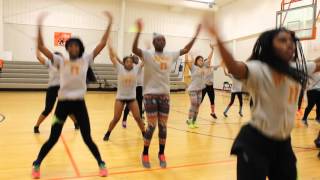 Uplift Mighty HS Girls Let's Move Initiative GET FIT WHIP and Nae Nae!!!