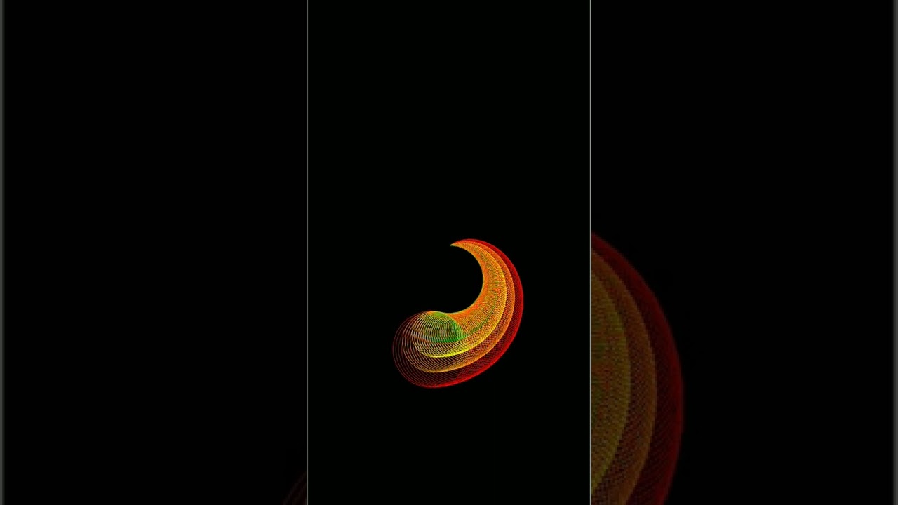 Cool Python Turtle 🐢 Graphics 🔥| Circle Design | Python Programming #shorts