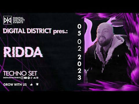 "RIDDA" pres. by DIGITAL DISTRICT - Techno Set (05.02.2023)