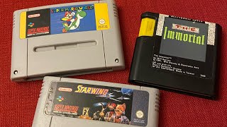 Old video game store loft find, 3 retro games found under insulation abandoned 10 years ago.