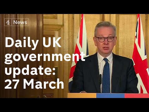 英国の感染症は3〜4日ごとに倍増、マイケル・ゴーヴ氏は言う｜コロナウイルス (UK infections doubling every three to four days, says Michael Gove | Coronavirus)