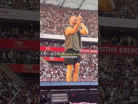 THUNDER BY IMAGINE DRAGONS LIVE CONCERT - Thunder Lyrics English Rock Song #imaginedragons #thunder