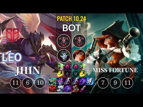 SB Leo Jhin vs Miss Fortune Bot - KR Patch 10.24
