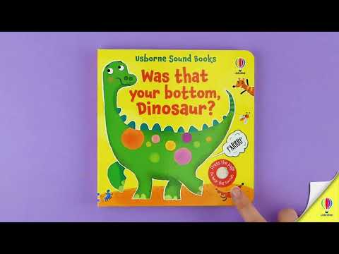 Книга Was That Your Bottom, Dinosaur? video 1