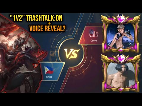 Raxie meets 2 Trashtalkers | Voice Reveal? | Trashtalk ON | Raxie | MLBB