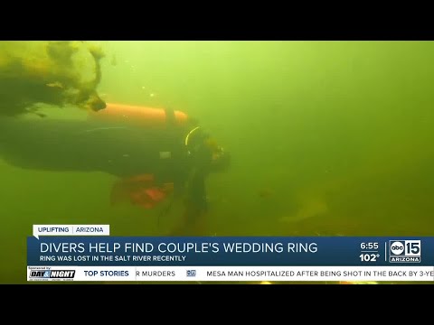 Lost wedding ring found by Salty Scuba Squad united with owner