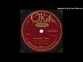 Louis Armstrong And His Hot Seven "Keyhole Blues"  (1927) - OKeh 8496.