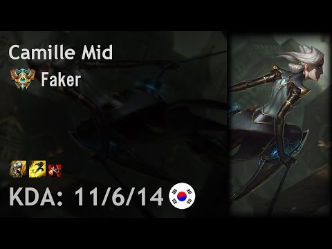 Camille Mid vs Kassadin - Faker - KR Challenger Patch 7.1