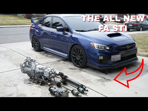 How to STI 6 Speed Drivetrain Swap your 2015-2020 FA WRX