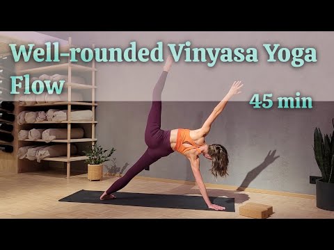 Well Rounded Vinyasa Flow Yoga 45 min