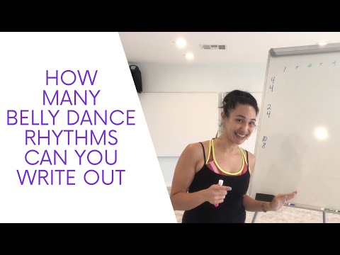 How Many Belly Dance Rhythms Can You Write Out