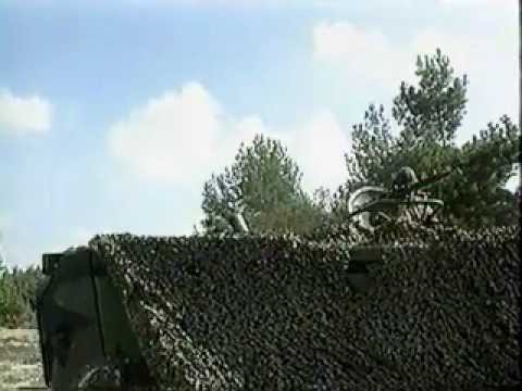 Deutscher Panzermörser in Aktion