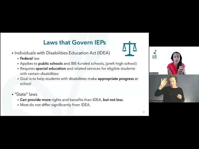 How 504 Plans and IEPs can Support Survivors’ Needs in K-12 Schools, Pt. 2 (Spanish)