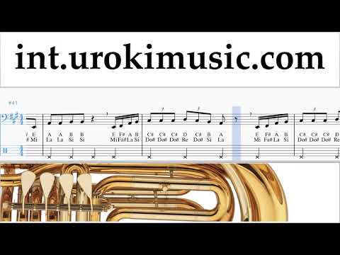 Tuba lessons Luis Fonsi - Sola Sheet Music Tutorial um-i-n352