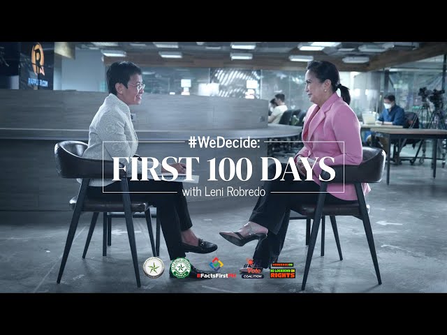 WATCH: #WeDecide – The first 100 days with Leni Robredo