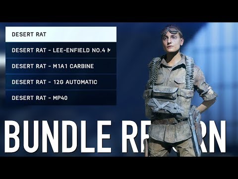 Battlefield 5 - Armory Update (Desert Rat Bundle + Other Sets)