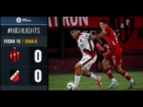 Patronato 0-0 Deportivo Maipú. Fecha 10. Primera Nacional