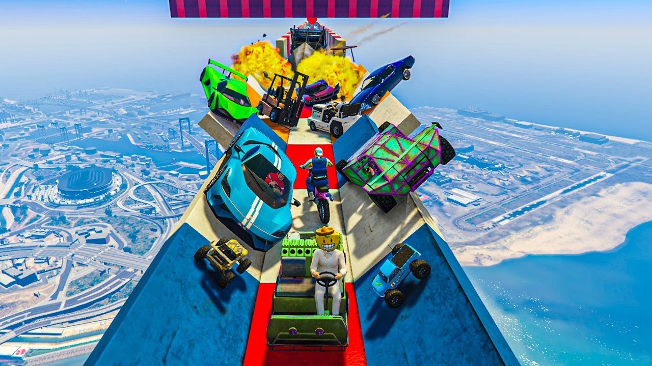 CARA A CARA CON COCHES ALEATORIOS Y EL ÚLTIMO EXPLOTA! CAMINO DIMINUTO!! - GTA 5 ONLINE