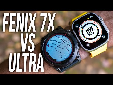 Apple Watch Ultra vs Garmin Fenix 7X - Real Life Trail Run / Hike Comparison!