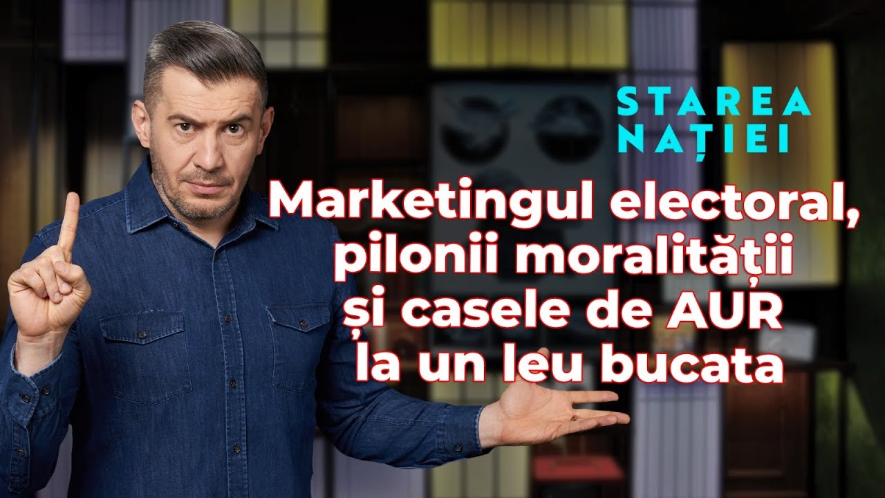 Cum te înscrii în AUR. Marketing & moralitate. Rareș Bogdan vs Maia Sandu | Starea Nației 08.05.2025