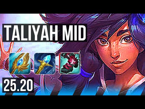 TALIYAH vs LEBLANC (MID) | Legendary | KR Master | 25.20