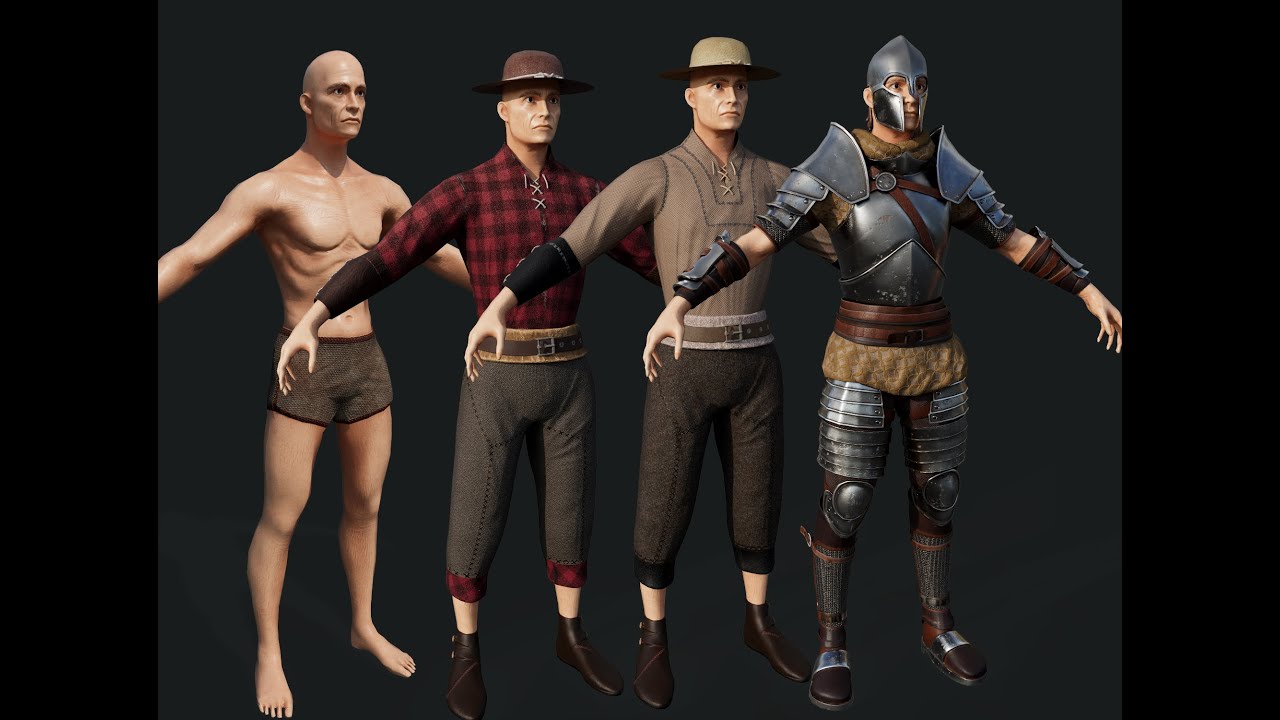CostumedAvatar 3D Model