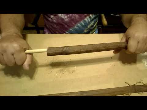 Make a Native American Style Flute - Part 1: Air and sound holes