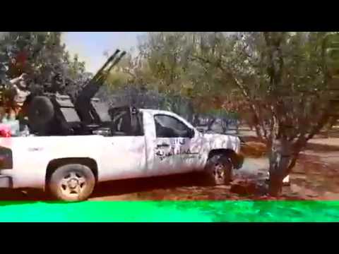 التصدي للطيران الحربي من قبل لواء شهداء الحرية ضمن معركة قطع الوتين