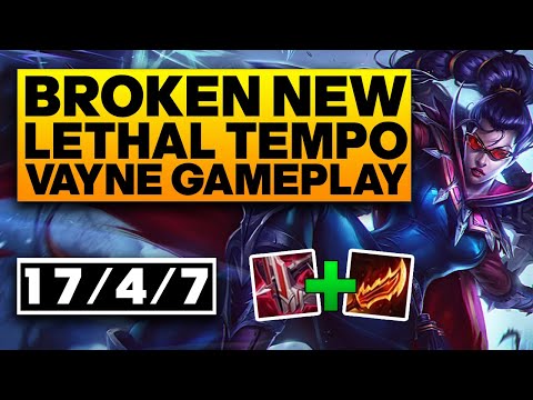 The most broken ADC in Season 12 - Vayne ADC Gameplay