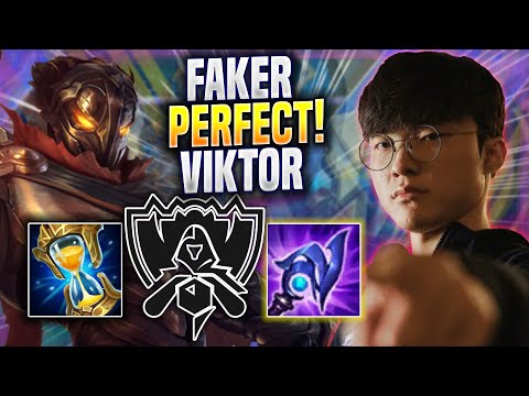 FAKER PERFECT GAME WITH VIKTOR! - T1 Faker Plays Viktor MID vs Kennen! | Bootcamp 2022