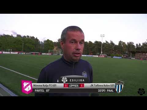 24. voor 2018: Nõmme Kalju FC U21 - JK Tallinna Kalev U21 1:1 (0:1) Daniel Meijel intervjuu