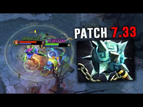 TOPSON AND MIRACLE's first showdown in patch 7.33
