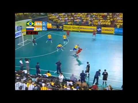 Gols: Brasil 3 (4) x (2) 3 Rússia - Final do Grand Prix de Futsal