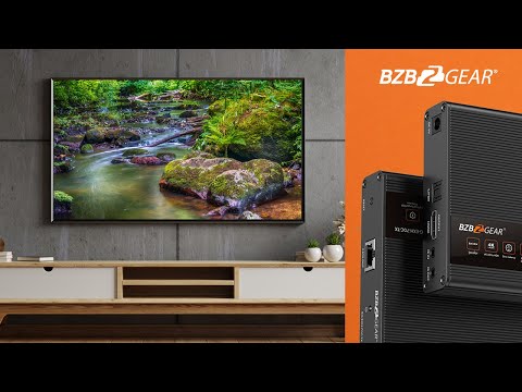 BZBGear 4K 18Gbps HDMI Extender with Bi-Directional IR and Zero Latency (Up to 230 feet)