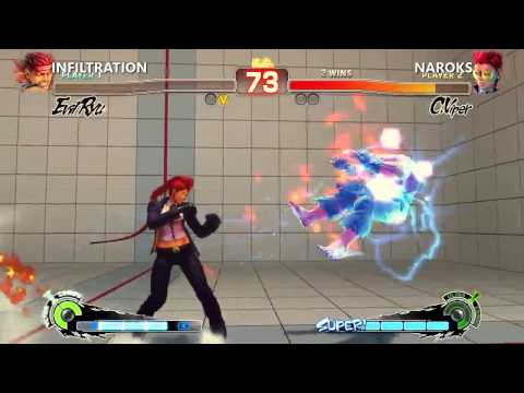 USFIV - Infiltration (Evil Ryu) vs. Naroks (C. Viper) - ArcadeStream *Jul 18, 2014