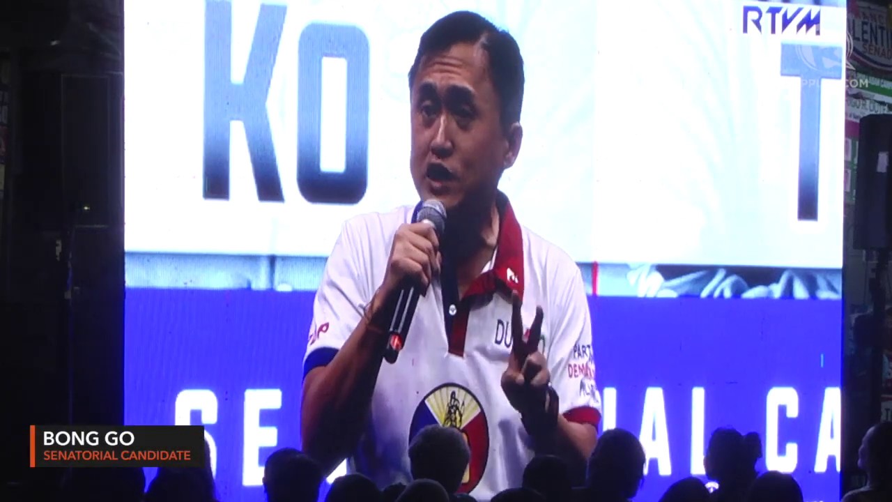 Bong Go's staple campaign joke? Kris Aquino