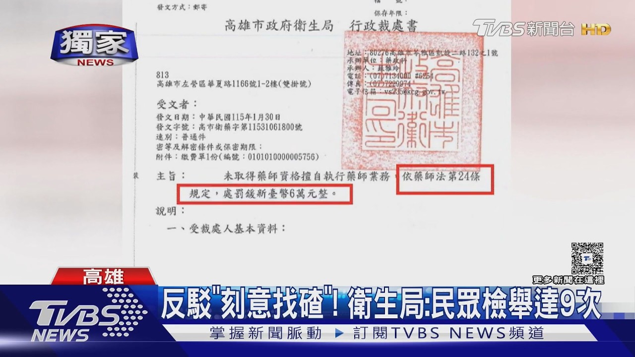 影音／2年稽查12次！　藝群診所公開槓上衛生局「濫權開罰」