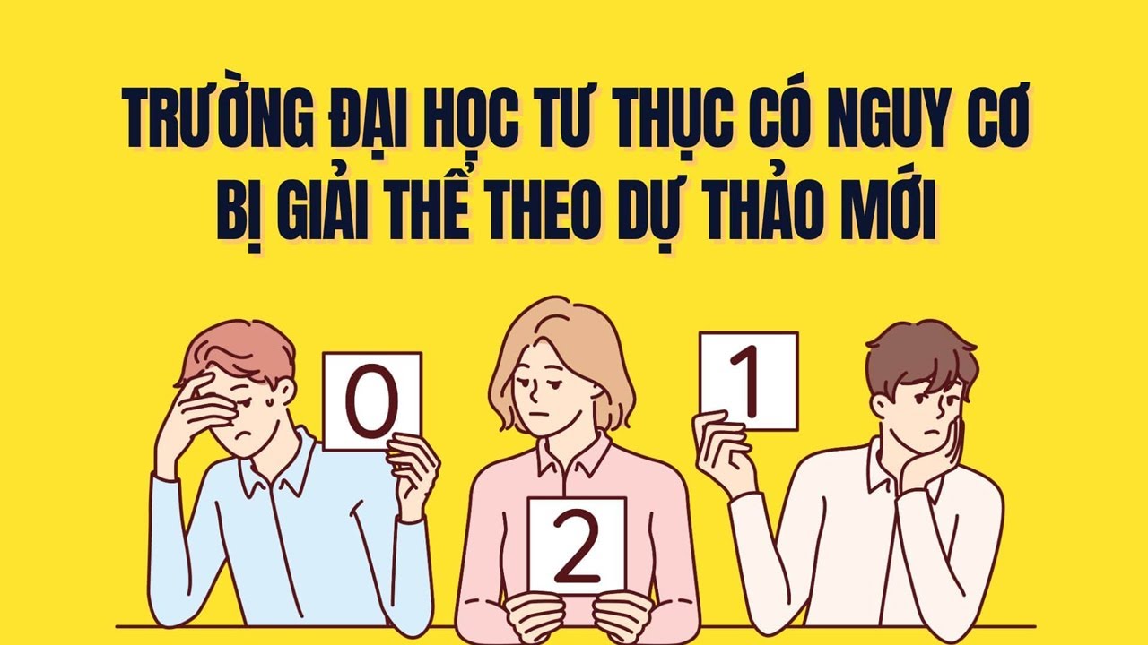 Đại học có nguy cơ bị giải thể nếu vi phạm điều này theo dự thảo mớ