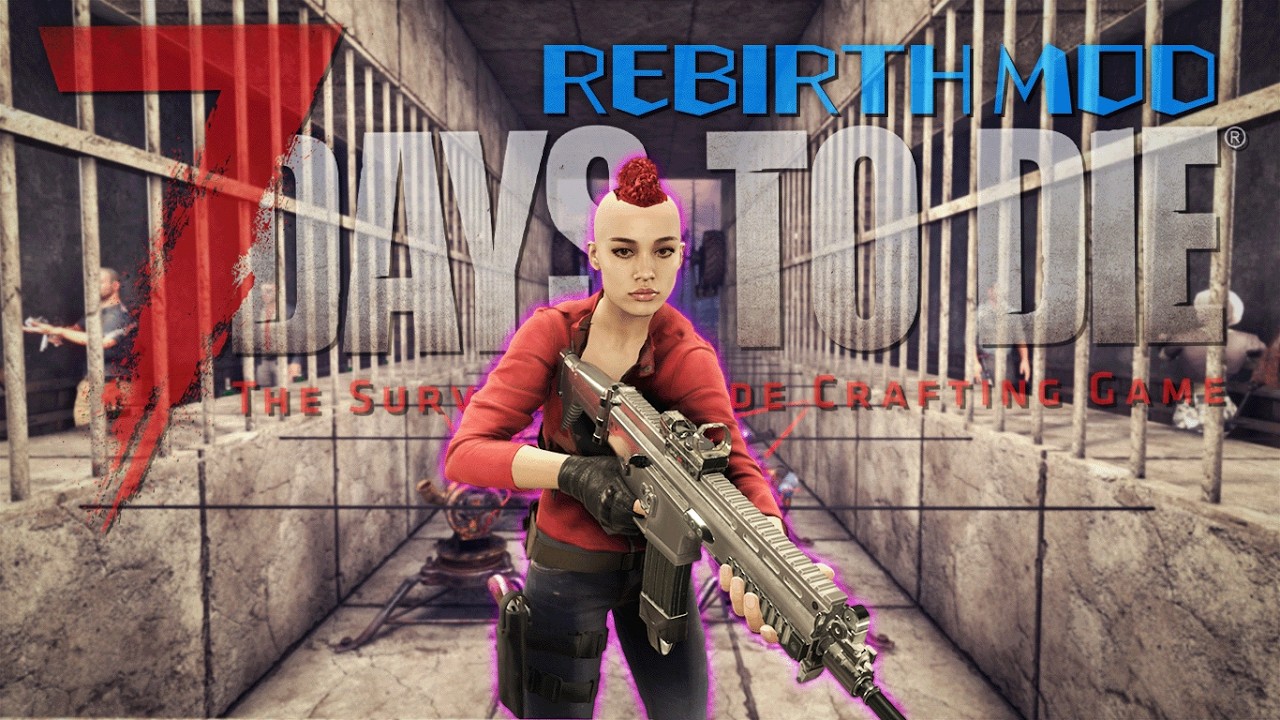 【7DTDMOD】正真正銘最後のブラッドムーン”焼け森ホード”で最強ゾンビたちを完封！！「7 Days to Die Rebirth MOD」実況プレイ #END