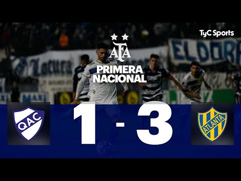 Quilmes 1-3 Atlanta | Primera Nacional | Fecha 17