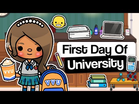 Der erste Tag an der VVU-Universität 🏫 (EP 3) | Toca Life World Roleplay