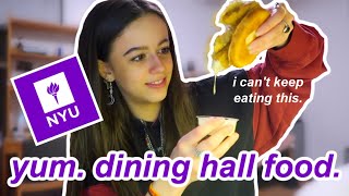 COLLEGE DINING HALL MUKBANG | RANKING ALL THE NYU DINING HALLS